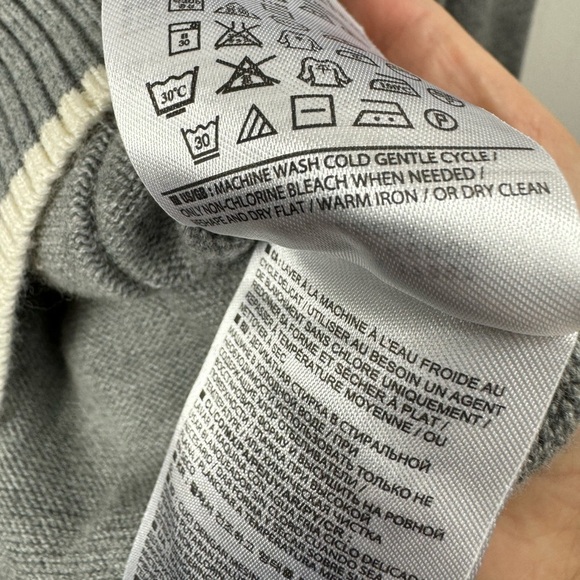 Banana Republic Size Medium Cotton Modal Shawl Collar Preppy Cardigan Sweater - Picture 6 of 7